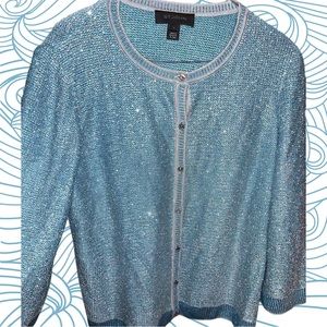 ST JOHN SWEATER VEST AND CARDIGAN SET SIZE MEDIUM Women’s